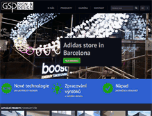 Tablet Screenshot of gsp.cz